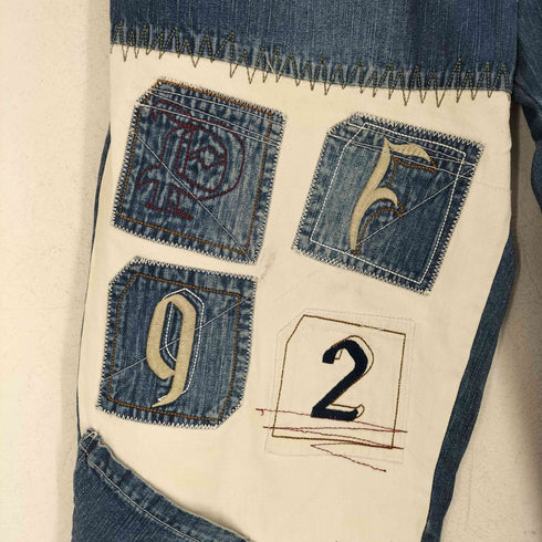 ファットファーム PHAT FARM パッチワークデニムパンツ メンズ W38L33