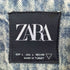 ザラ ZARA クラッシュペインティングデニムジャケット メンズ import:L