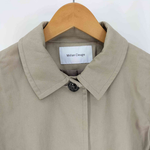 メランクルージュ Melan Cleuge コットン ステンカラーコート レディース JPN:M