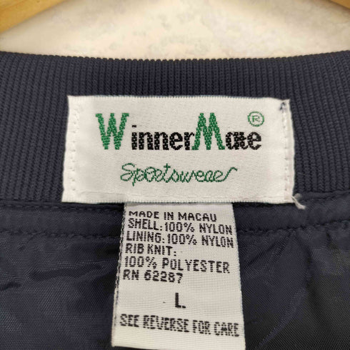 WINNER MATE チェック柄 ロゴ刺繍ピステ メンズ JPN:L