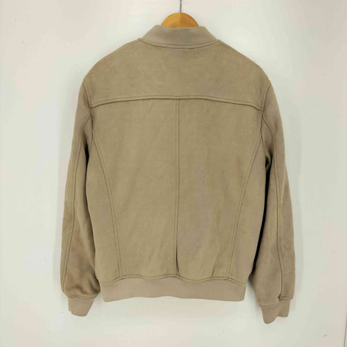 ザラ ZARA フェイクスエードボンバージャケット メンズ import:L