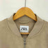ザラ ZARA フェイクスエードボンバージャケット メンズ import:L