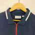 ラコステ LACOSTE フランス製 ハーフジップ 鹿の子ポロシャツ メンズ FR S