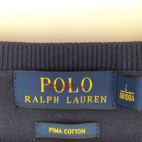 ポロラルフローレン POLO RALPH LAUREN ポニー刺繍 ピマコットン ベスト メンズ JPN:L
