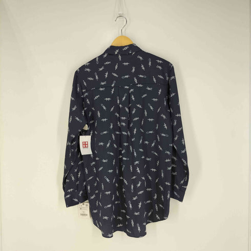 ザラ ZARA satin printed shirt レディース import:M