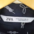 ザラ ZARA satin printed shirt レディース import:M