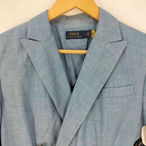 ポロラルフローレン POLO RALPH LAUREN ダブルテーラードジャケット 金ボタン レディース JPN:2