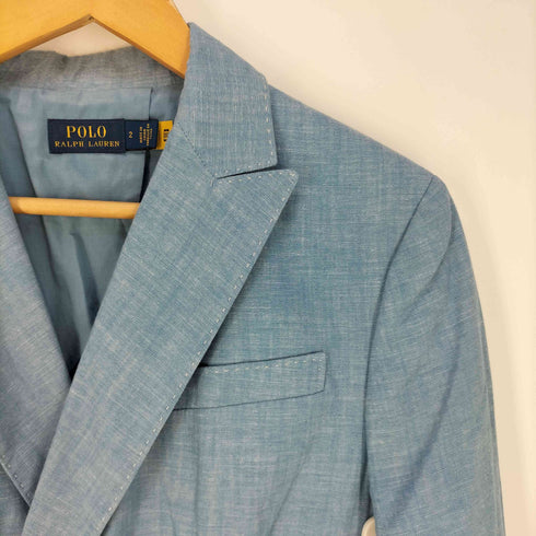 ポロラルフローレン POLO RALPH LAUREN ダブルテーラードジャケット 金ボタン レディース JPN:2