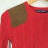 ラルフローレン RALPH LAUREN カシミヤ混 ショルダーパッチ ケーブルニット レディース JPN:S