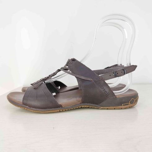 メレル MERRELL Micca 編み込み レザーサンダル レディース EUR:38