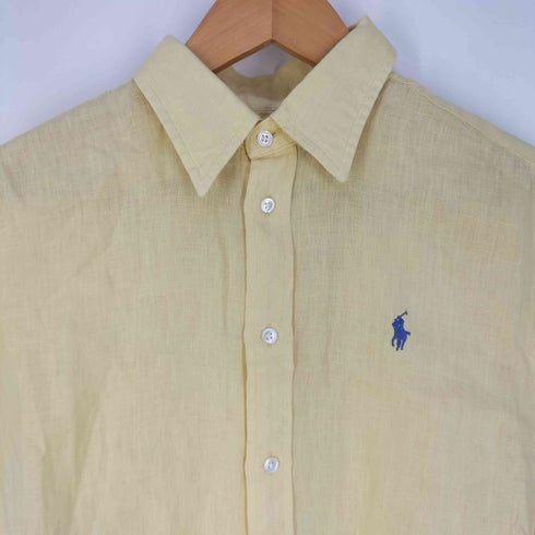 ポロバイラルフローレン Polo by RALPH LAUREN ポニー刺繍 リネンシャツ レディース JPN:S