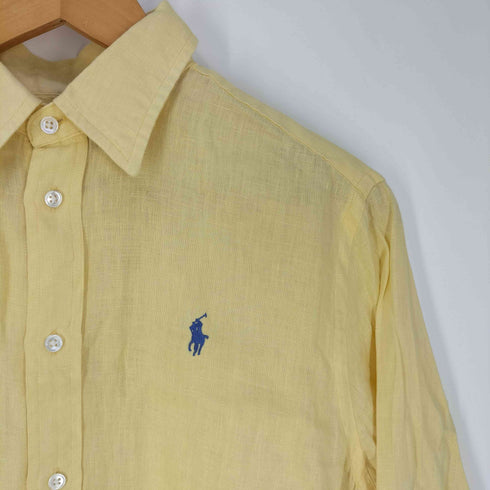 ポロバイラルフローレン Polo by RALPH LAUREN ポニー刺繍 リネンシャツ レディース JPN:S
