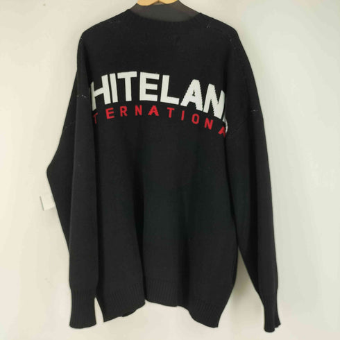 ホワイトランド WHITELAND バックデザインコットンカーディガン メンズ FREE