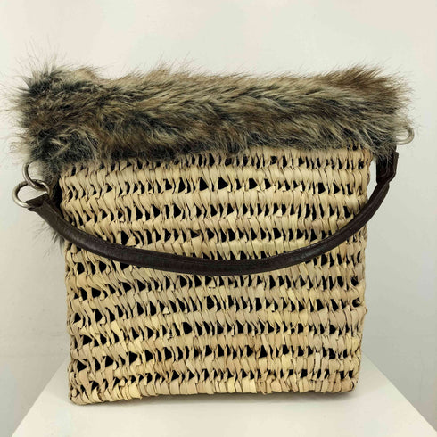 MAISON CONNIE ファーカゴバッグ レディース