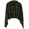 BLUE MOUNTAIN カットオフ加工 L/S ネルシャツ レディース 3XL