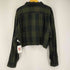 BLUE MOUNTAIN カットオフ加工 L/S ネルシャツ レディース 3XL