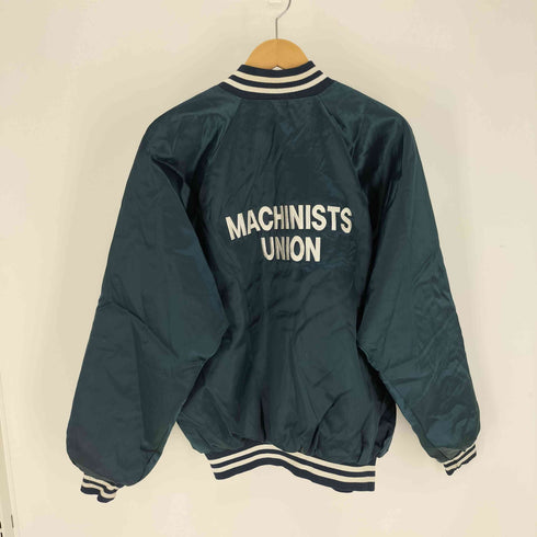 アーバンスポーツウェア AUBURN SPORTSWEAR USA製 MACHINISTS UNION 刺繍 ラグラン ナイロン スタジャン メンズ import:L