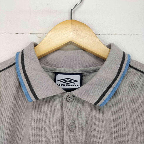 アンブロ UMBRO 90~00S ロゴ刺繍ポロシャツ メンズ JPN:XL