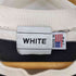 ホワイト WHITE エルボーパッチ ボーダーL/Sカットソー レディース