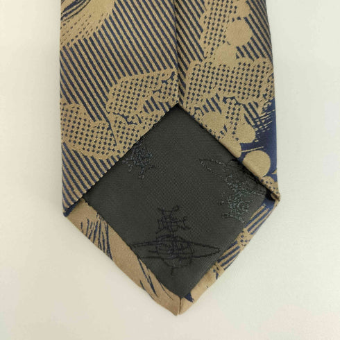 ヴィヴィアンウエストウッド Vivienne Westwood ビッグオーブ刺繍 シルクネクタイ メンズ