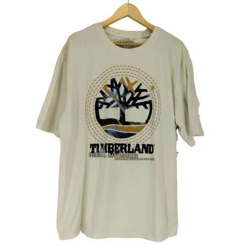 ティンバーランド Timberland 00S ロゴフロッキープリント半袖Tシャツ メンズ JPN:XL
