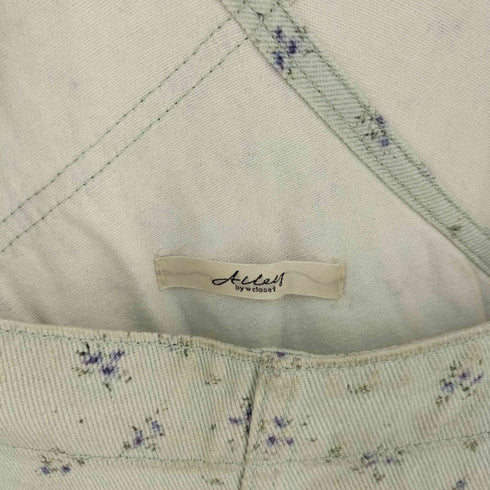 アリーバイダブルクローゼット Alley w closet フラワープリントツイルサロペット レディース FREE