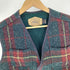 ウールリッチ WOOLRICH 90S USA製 レザータグ タータンチェック ウール ベスト メンズ import:L