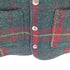 ウールリッチ WOOLRICH 90S USA製 レザータグ タータンチェック ウール ベスト メンズ import:L