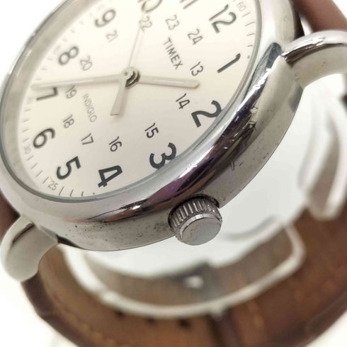 タイメックス TIMEX ウィークエンダー CR 2016 CELL WR 30 腕時計 レザー クオーツ メンズ
