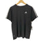 アディダス adidas 00s 短丈 パフォーマンスロゴ スリーライン ラグランクルーネックTシャツ メンズ JPN:M