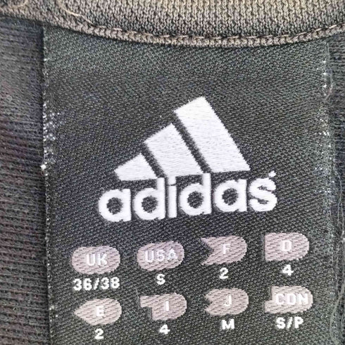 アディダス adidas 00s 短丈 パフォーマンスロゴ スリーライン ラグランクルーネックTシャツ メンズ JPN:M