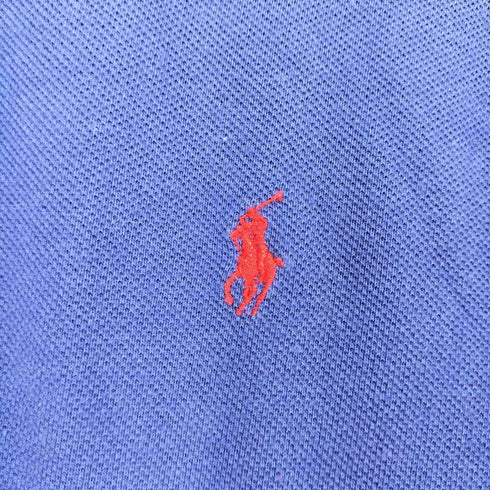 ポロバイラルフローレン Polo by RALPH LAUREN 刺繍ロゴ 半袖ポロシャツ メンズ import:XL