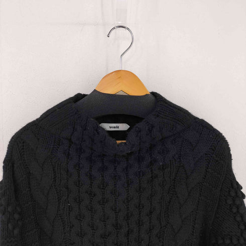 venit サイドスリット ケーブルニットウールワンピース casual レディース JPN:38