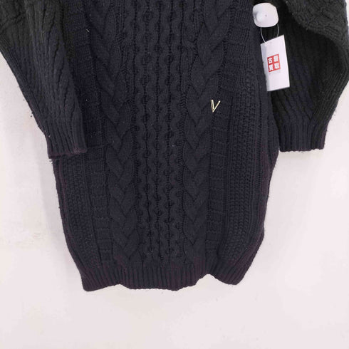 venit サイドスリット ケーブルニットウールワンピース casual レディース JPN:38