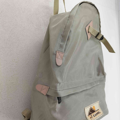 キャメル CAMEL 80~90S ロゴ刺繍バックパック メンズ