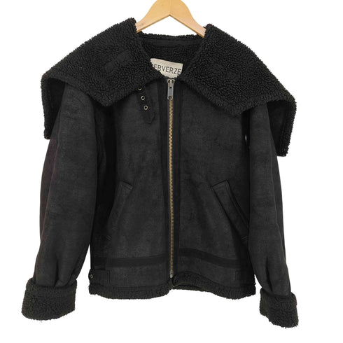 パーバーズ PERVERZE FAKE MOUTON JACKET フェイクムートンジャケット レディース FREE