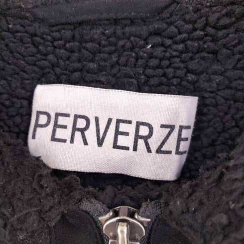 パーバーズ PERVERZE FAKE MOUTON JACKET フェイクムートンジャケット レディース FREE