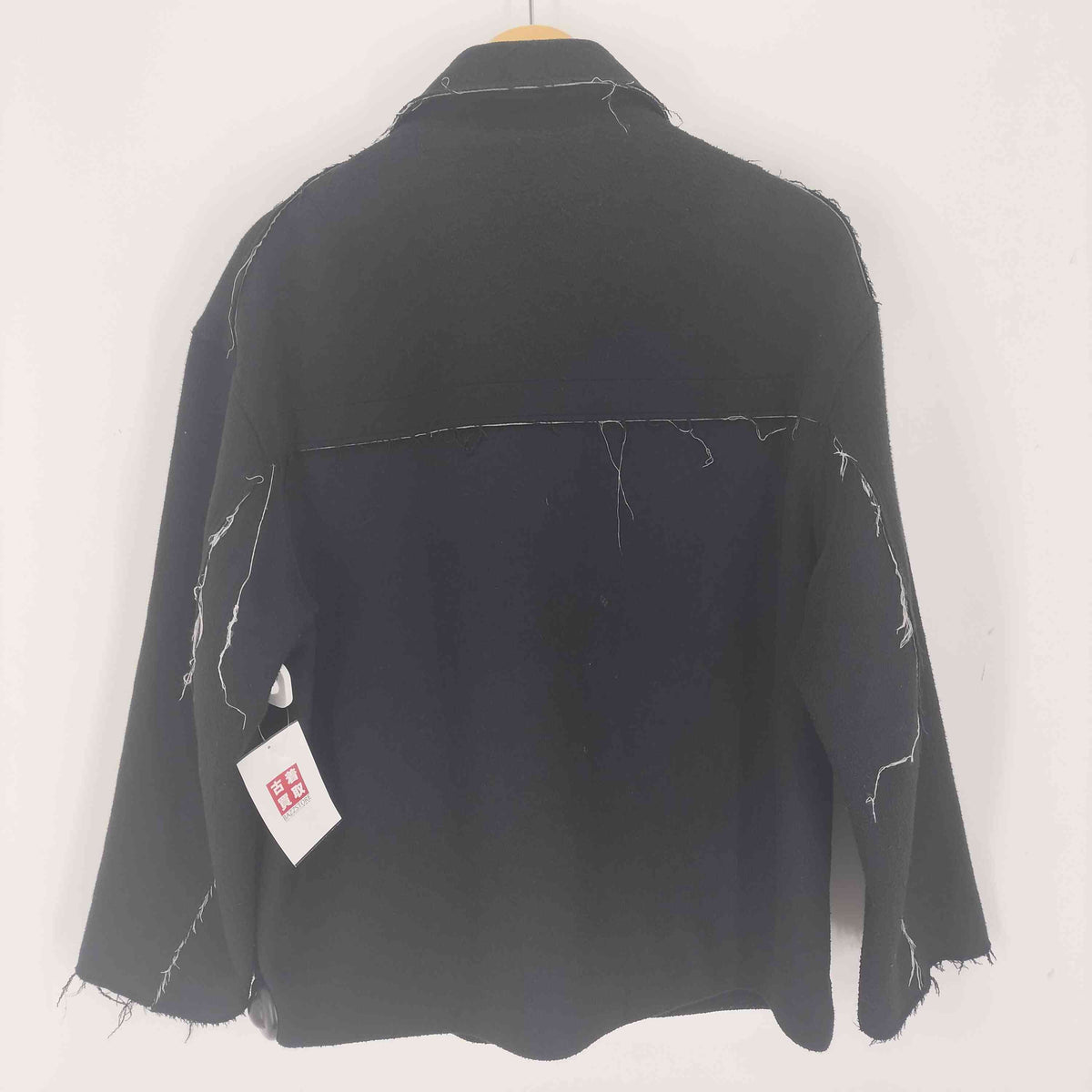 LA PEAU DE GEM /ブラックデニムカバーオール LA PEAU DE GEM /ブラックデニムカバーオール