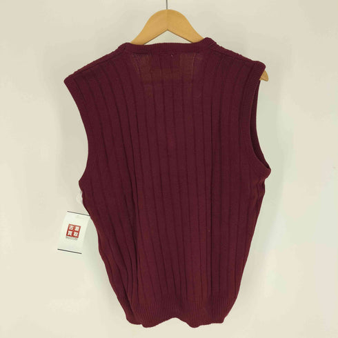 ロンドンフォグ LONDON FOG 80-90S USA製 THE BOSTON VEST アクリル Vネック ニット ベスト デッドストック メンズ import:M