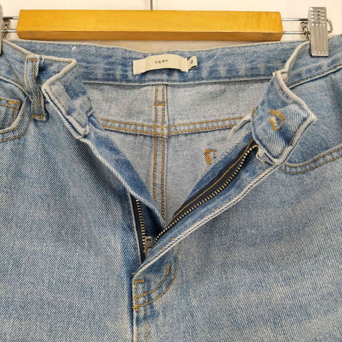 ストレートデニムパンツ レディース JPN:2
