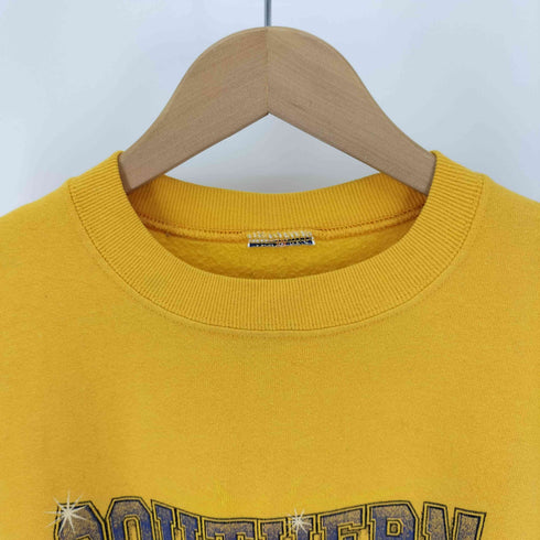 SOUTHHERY フットボール プリント クルーネック スウェット メンズ