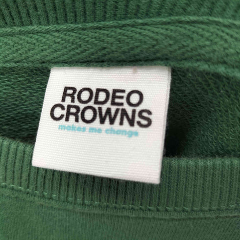 ロデオクラウンズ RODEO CROWNS SIGNSボリュームスリーブスウェット クロップド レディース FREE