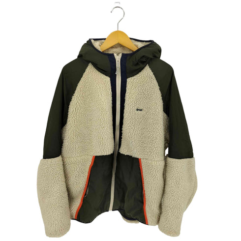 ザラ ZARA ナイロン切り替えボアブルゾン メンズ import:XL