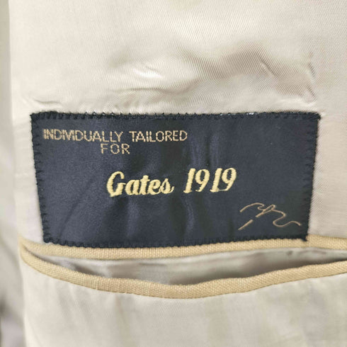 インディヴィジュアライズドシャツ individualized shirts INDIVIDUALIZED CLOTHING 3B リネンテーラードジャケット GATES 1919 メンズ
