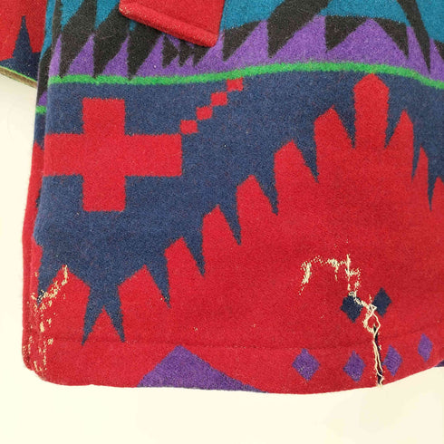 ペンドルトン PENDLETON HIGH GRADE WESTERN WEAR USA製ネイティブ柄ウールショールカラージャケット メンズ JPN:M
