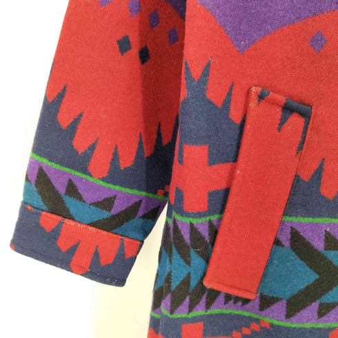 ペンドルトン PENDLETON HIGH GRADE WESTERN WEAR USA製ネイティブ柄ウールショールカラージャケット メンズ JPN:M