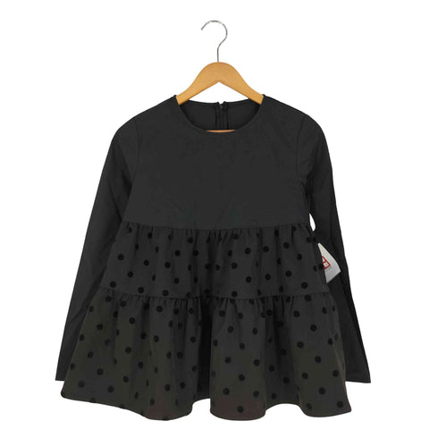 バースデーバッシュ BIRTHDAY BASH EMI PEPLUM DOT BLOUSE レディース