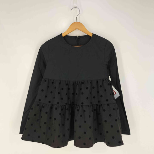バースデーバッシュ BIRTHDAY BASH EMI PEPLUM DOT BLOUSE レディース