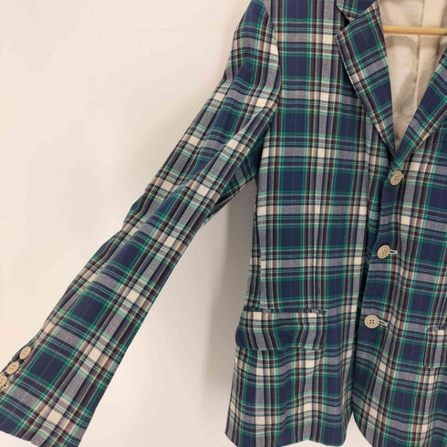 コムデギャルソンオムプリュス COMME des GARCONS HOMME PLUS AD2007 チェック3Bテーラードジャケット メンズ JPN:S