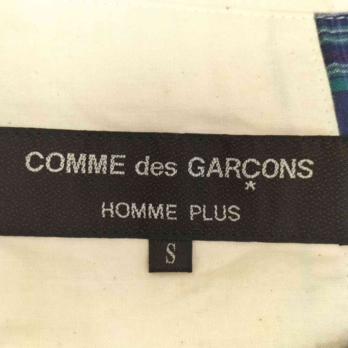 コムデギャルソンオムプリュス COMME des GARCONS HOMME PLUS AD2007 チェック3Bテーラードジャケット メンズ JPN:S